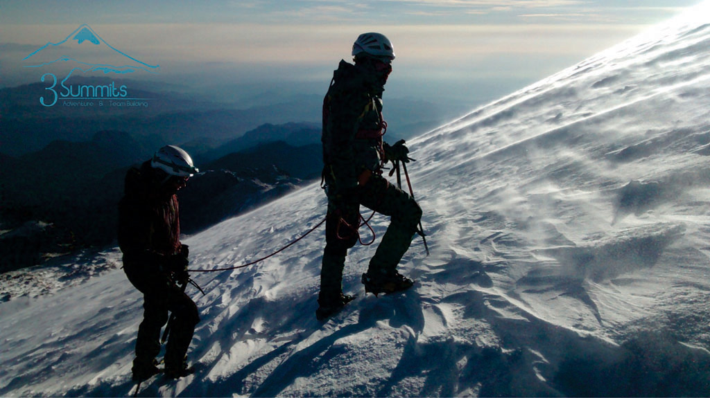 Cordada en el Pico de Orizaba 2 Cordada en el Pico de Orizaba 2