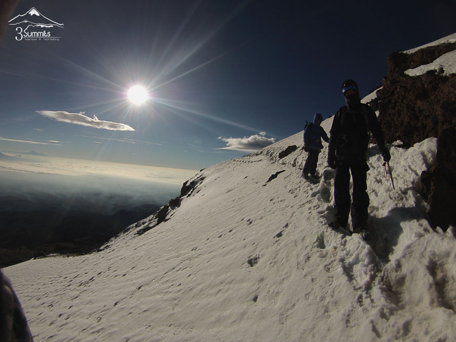 Climbing Iztaccihuatl, Mexico Volcanoes